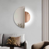 GieraDesign Zrkadlo Luna LED Rose Gold Rozmer: 80x60 cm