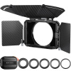 K&F Concept K&F Matte Box Kit Pro - 2 Lens Frames a 67/72/77/82/95mm Adapter