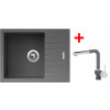 Sinks Perfecto 650 Titanium + Mix 3 P GR