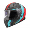 LS2 FF811 Vector II Carbon GRID Matt Red Cyan