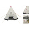 PROGARDEN Stan teepee pre 3 osoby 250 x 250 x 240 cm