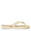 Havaianas Women's Top Print Flip Flops Beige 1/2