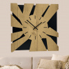 Dizajnové nástenné hodiny z dreva - Geometric Vyberte si rozmer výrobku:: 40x40, Vybrať dekor:: Antracitovo-šedá