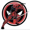 CUKROVÁ TLAČ jedlý obrázok na tortu Cukrová hmota DEADPOOL AVENGERS + MENO
