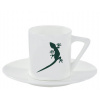 Espresso hrnček s podšálkou 100ml Gekón