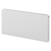 Mexen, Mexen Flat CVF22 panelový radiátor 400 x 1800 mm, spodné pripojenie, 2049 W, biely - W622F-040-180-00