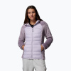 Dámska zateplená bunda Columbia Powder Lite II Sherpa Hybrid shale purple/lavender pearl
