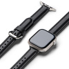 Ringke Leather One Padded Slim – Kožený remienok pre Apple Watch SE (40mm) – Čierny KF2335880