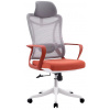 Kancelárska stolička Sindibad, šedá/oranžová