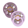BIBS x LIBERTY Colour Violet Sky/Mauve cumlík z prírodného kaučuku 2ks, veľkosť 1