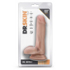 DR. SKIN DR. JEFFREY 6,5-PALCOVÉ DILDO S GUĽÔČKAMI BÉŽOVÉ