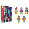 Janod Atelier Sada Mini Origami papierové skladačky Rakety od 7 rokov