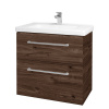 Dreja Umývadlová skrinka BIG INN SZZ2 80 - D25 Teak / Úchytka T03 / D25 Teak