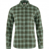 Fjällräven Övik Flannel Shirt W, Veľkosť XL, Farba DEEP FOREST-PATINA GREEN