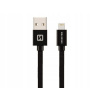 Swissten 71523101 USB - Lightning, 0,2m, černý