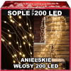 Vianočné svetielka - Anjelské vlasy 200 LED vodopádové lampy (Anjelské vlasy 200 LED vodopádové lampy)
