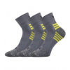 VoXX® Sigma B Unisex športové ponožky - 3 páry BM000000636200101708 šedá 43-46 (29-31)