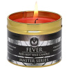 XR Brands - Fever - parafínová telová sviečka (červená, 120 g)