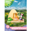 Beast Kingdom Toys Disney D-Stage Camppsite Series PVC dioráma Mini & Pluto Special Edition 10 cm