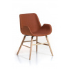 MARTE DESIGN TWELVE TWE422 RIT čalúnené kreslo s drevenými nohami