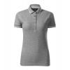 MALFINI PREMIUM PERFECTION PLAIN 253 / Dámska polokošeľa - tmavo šedý melír XL