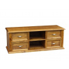 Televízny stolík MEXICANA TIV14 Perla Gold Barevné provedení: Lak - dub tmavý