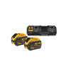 Sada batérií DEWALT FlexVolt a dvojitej nabíjačky 18 V (2 x 9 Ah batérie) DCB132 x 2