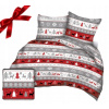 Posteľné obliečky - WIB posteľná súprava 160cm x 200 70x80cm (Vianočná posteľná bielizeň)