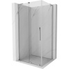 Mexen Velar L posuvná sprchová kabína 100 x 110 cm, transparentná, chróm - 871-100-110-03-01