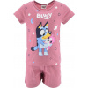 Ružové detské krátke pyžamo Bluey 98