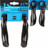 M-Wave krátke hliníkové cyklistické rohy 6061 ergonomické, profilované, 224 g