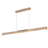 NEDES WRL0221 Závesné drevené LED svietidlo 22W, 4000K, 1700lm, IP20, 120cm, masívne drevo, borovica