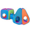 Detský stan Baby Mix 3v1 oranžovo-modrý Multicolor