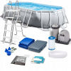 Bazén s oválnym rámom Intex 503 x 274 cm (Rámový záhradný bazén 503 x 274 x 122 cm set 12v1 INTEX 26796)