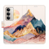 Flip pouzdro iSaprio - Xiaomi Redmi 15 - Beautiful Mountains s kapsičkami na karty (Flipové knížkové pouzdro, obal, kryt iSaprio s přihrádkami na karty a motivem)