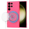 Techsuit SoftFlex MagSafe – puzdro na Samsung Galaxy S23 Ultra – hot pink KF2336791