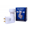 DI-WAY LNB TWIN 0,1dB WHITE LEOPARD LINE