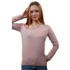 Dámsky pulóver s výšivkou Daisy pink L