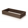 Prosperplast Vyvýšený záhon BASE WOODY hnědý 149,2 cm