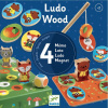 Djeco Soubor 4 her Ludo Wood