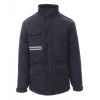 PAYPER FIGHTER FX MID 001430-0051 / Trojštvrťová zateplená bunda so skrytou kapucňou v golieri - navy blue/royal blue M