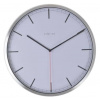 Designové nástěnné hodiny 3071wi Nextime Company White Stripe 35cm