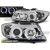 SVETLOMETY ANGEL EYES CHRÓMOVÉ pre BMW E90/E91 03.05-08.08
