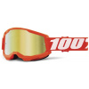 100% STRATA 2 Goggle - Orange - Mirror Gold Lens