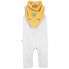CARTER'S Set 2dielny overal bez rukávov, podbradník Grey neutrál LBB 3m, veľ. 62