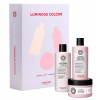 Maria Nila Luminous Colour Holiday Box - Šampon 350 ml + kondicionér 300 ml + maska 250 ml Dárková sada