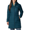 Dámska Zimná prešívaná bunda COLUMBIA LAKE 22 DOWN LONG HOODED JACKET 1859672414 – Modrá