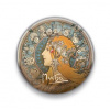 Magnetka Alphonse Mucha Zodiac (okrúhla)