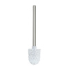Spirella náhradní WC štětka pro LAGUNE, bílá, s rukojetí z lesklé nerez oceli (10.10441)