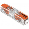 Univerzálna rýchlospojka LINE/DRUT 2x 0,2-4 mm2 WAGO 221-2411 (balenie 60 ks)
